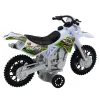 Balts motokrosa velosipēds