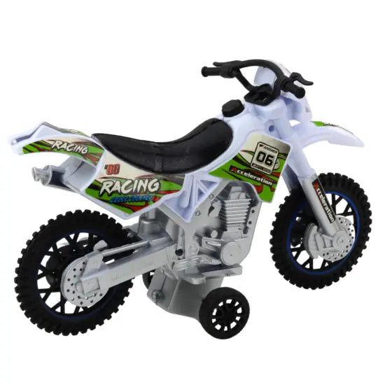 Balts motokrosa velosipēds