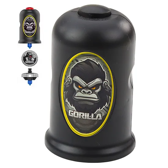 Flying Disc Gorilla Black Spinner Launcher komplekts Galda un sporta spēles