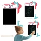 Balta zīmēšanas tāfele ar Unicorn pildspalvu Magnētiskie dēļi un magnēti