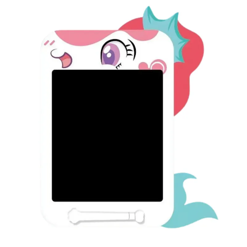 Balta zīmēšanas tāfele ar Unicorn pildspalvu Magnētiskie dēļi un magnēti