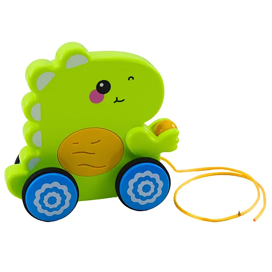 Zaļš dinozaurs ar virvi Zīdaiņiem