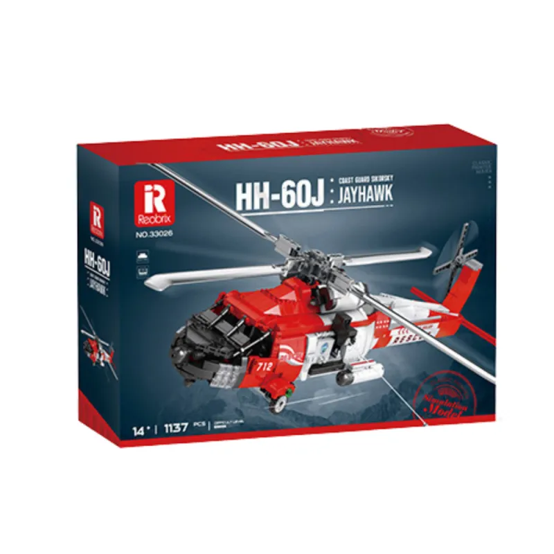 Celtniecības ķieģeļi Glābšanas helikopters HH-60J Jayhawk 1137el Konstruktoriši