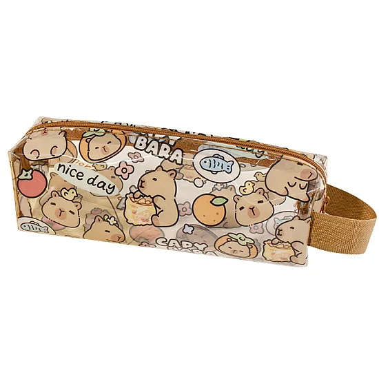 Caurspīdīgs penālis Kapibara 19 cm Vimpeļi