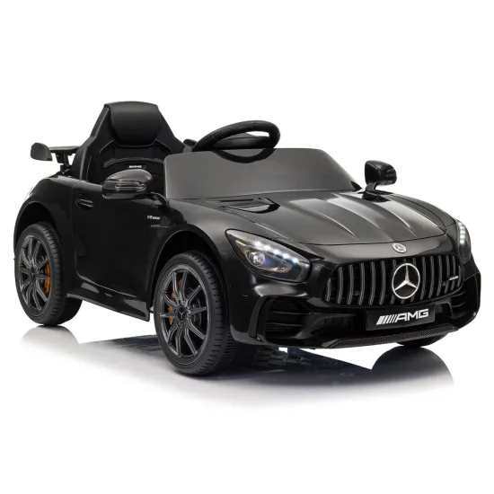 Black Mercedes GTR battery-powered car