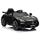 Melns Mercedes GTR ar akumulatoru darbināms automobilis