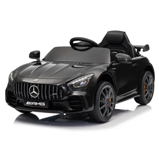 Black Mercedes GTR battery-powered car