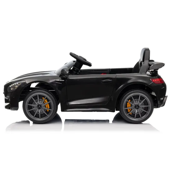 Black Mercedes GTR battery-powered car