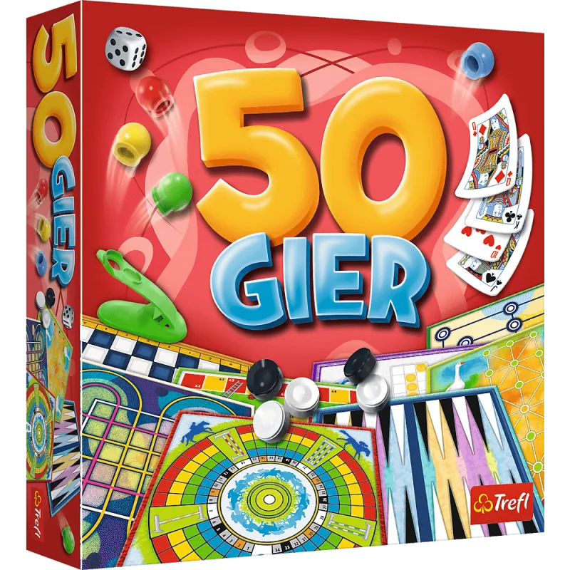 KALEIDOSCOPE spēļu komplekts – 50 spēles Trefl 02116 Galda un sporta spēles