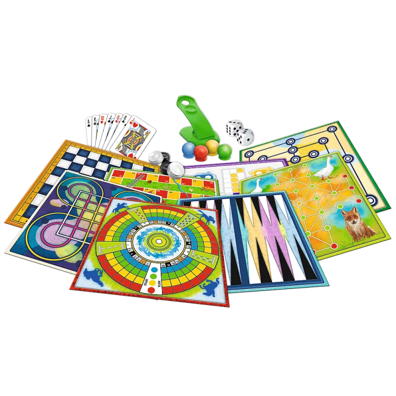 KALEIDOSCOPE spēļu komplekts – 50 spēles Trefl 02116 Galda un sporta spēles
