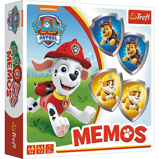 Atminties žaidimas Paw Patruliai memos