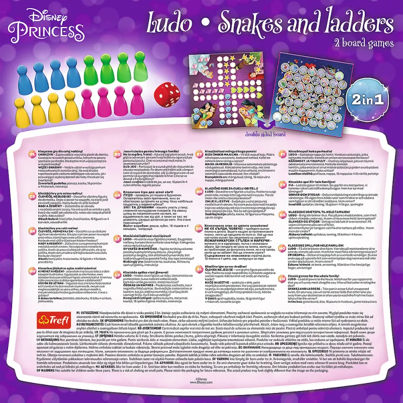 Spēle 2in1 Disney Princess Trefl 02418 Galda un sporta spēles