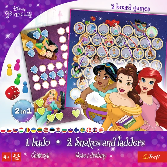 Spēle 2in1 Disney Princess Trefl 02418 Galda un sporta spēles