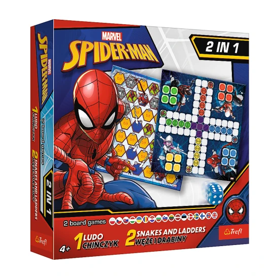 2in1 Spider-Man spēle Trefl 02419 Galda un sporta spēles