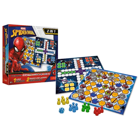 2in1 Spider-Man spēle Trefl 02419 Galda un sporta spēles