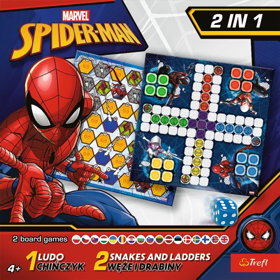 2in1 Spider-Man spēle Trefl 02419 Galda un sporta spēles