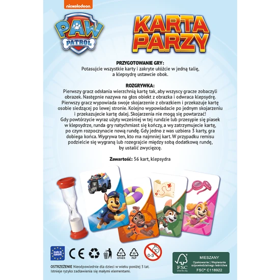 Kāršu spēle pa pāriem Paw Patrol Trefl 02691 Galda un sporta spēles