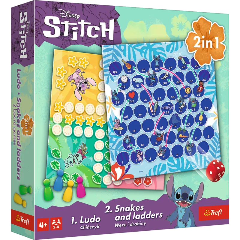 Spēle 2in1 Lilo un Stitch Trefl 02656 Galda un sporta spēles