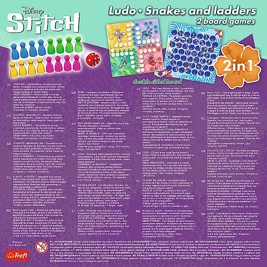 Spēle 2in1 Lilo un Stitch Trefl 02656 Galda un sporta spēles