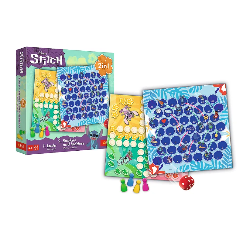 Spēle 2in1 Lilo un Stitch Trefl 02656 Galda un sporta spēles