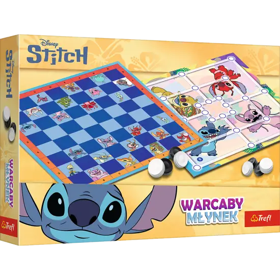 Dambrete un dzirnaviņas Lilo un Stitch Trefl 02799 Galda un sporta spēles