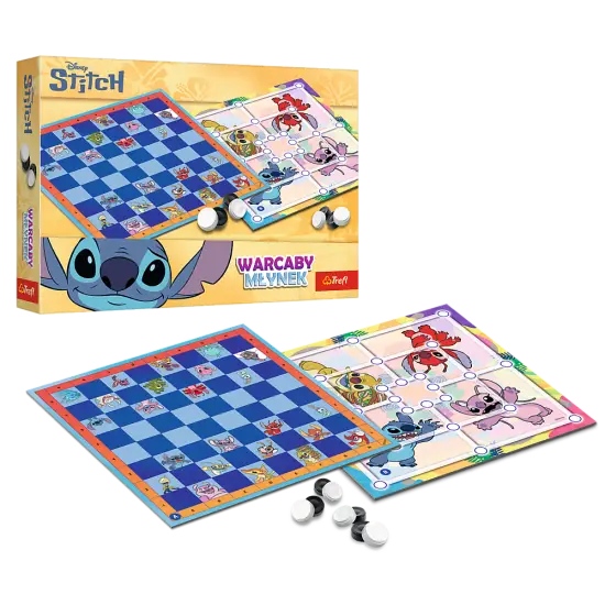 Dambrete un dzirnaviņas Lilo un Stitch Trefl 02799 Galda un sporta spēles