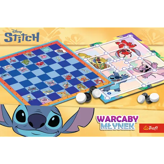 Dambrete un dzirnaviņas Lilo un Stitch Trefl 02799 Galda un sporta spēles