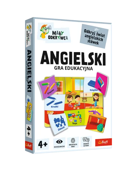 Bērnu spēle angļu valodā Little Explorer Trefl 02812