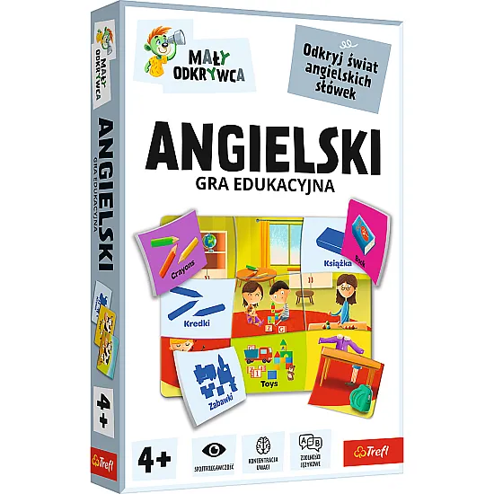 Gra dla dzieci Angielski Mały Odkrywca Trefl 02812 Gry planszowe i sportowe