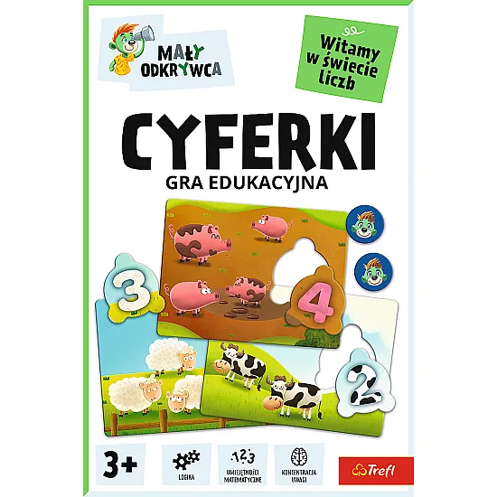 Izglītojoša spēle bērniem Numbers Little Explorer Trefl 02810 Galda un sporta spēles