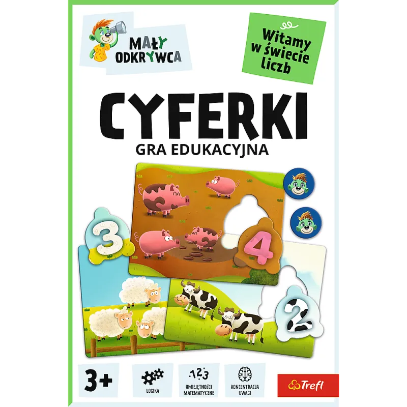 Izglītojoša spēle bērniem Numbers Little Explorer Trefl 02810 Galda un sporta spēles