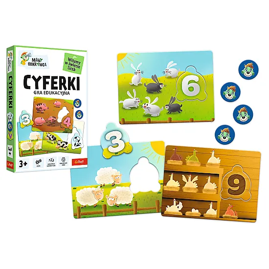 Izglītojoša spēle bērniem Numbers Little Explorer Trefl 02810 Galda un sporta spēles