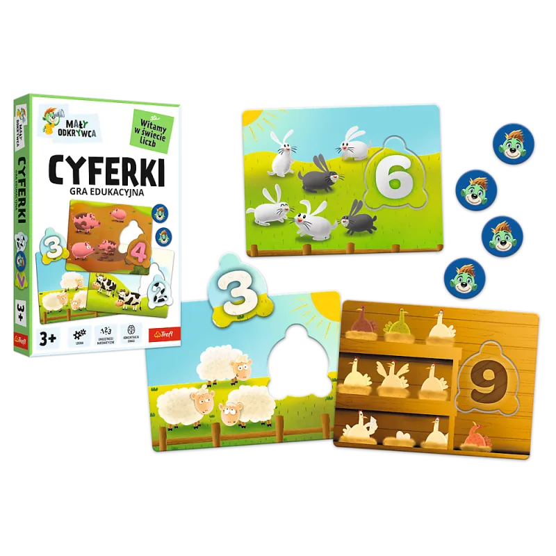 Izglītojoša spēle bērniem Numbers Little Explorer Trefl 02810 Galda un sporta spēles