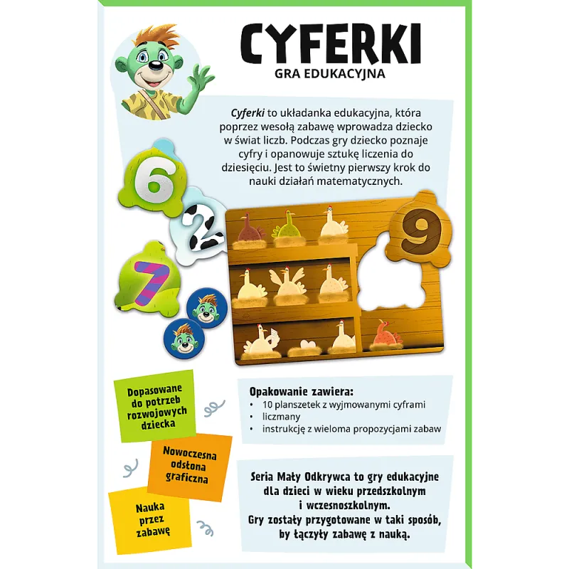 Izglītojoša spēle bērniem Numbers Little Explorer Trefl 02810 Galda un sporta spēles