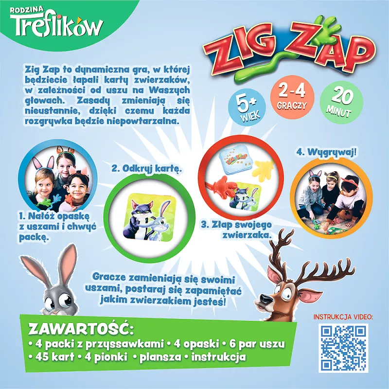 Spēle ZIG ZAP Trefl 02821 Galda un sporta spēles