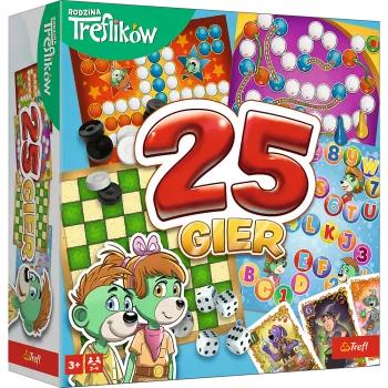 Galda spēļu komplekts ar 25 spēlēm