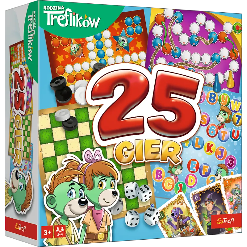 Galda spēļu komplekts ar 25 spēlēm