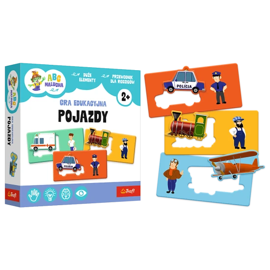 SPĒLE - Transportlīdzekļi - Mazulim ABC - Trefl 02907 Galda un sporta spēles