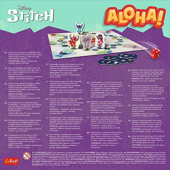 Mäng Lilo & Stitch Aloha! Laua- ja spordimängud