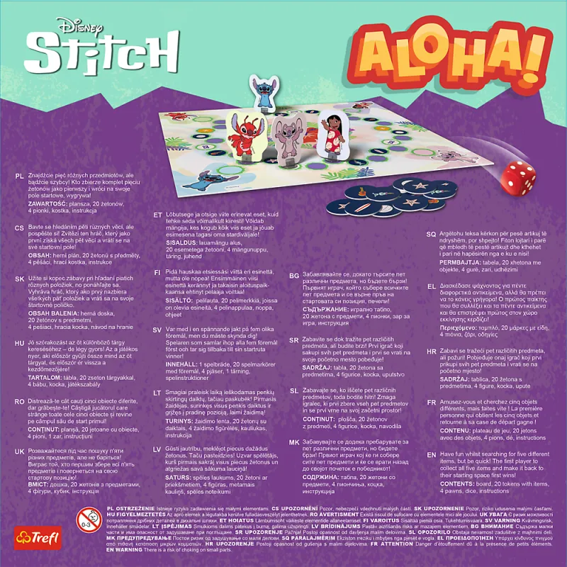 Spēle Lilo & Stitch Aloha! Galda un sporta spēles