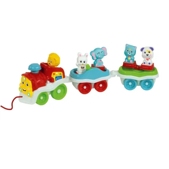 Interactive Animal Train Polish language Clementoni 50802 Zīdaiņiem