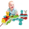 Interactive Animal Train Polish language Clementoni 50802 Zīdaiņiem