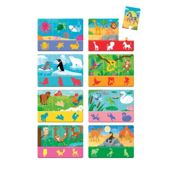 Puzzle Dzīvnieki un to ēnas Clementoni 50762 Galda un sporta spēles