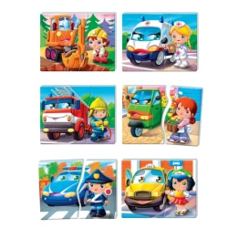 Izglītojoša spēle Transportlīdzekļi un profesijas