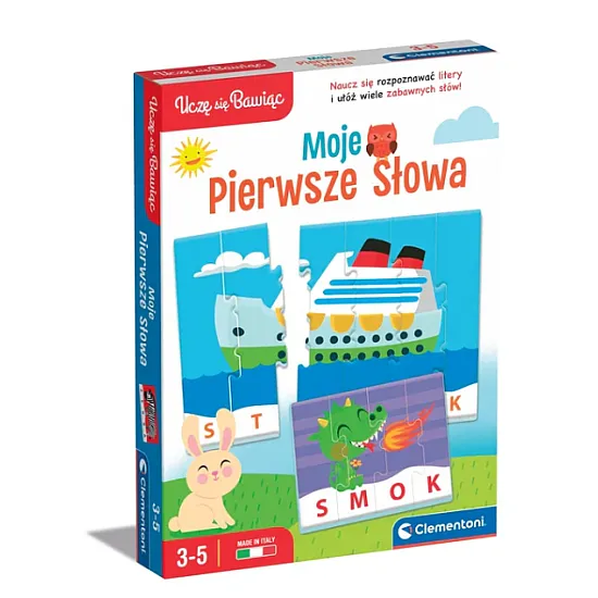 Izglītojoša spēleMani pirmie vārdi, poļu valodā Clementoni 50770 Galda un sporta spēles