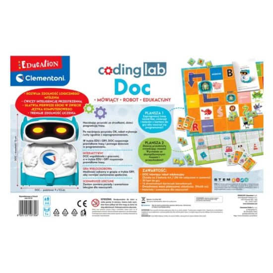 DOC Izglītojošs robots bērniem poļu valodā Rotaļlietu roboti