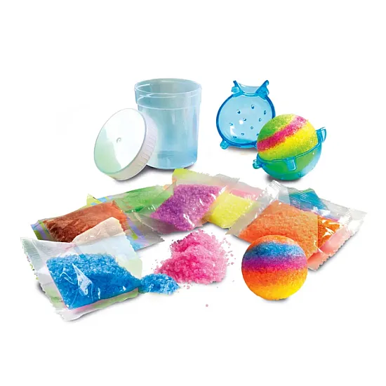 Mokslinis žaidimas mini laboratorija Crazy Glitter Balls Clementoni 50702