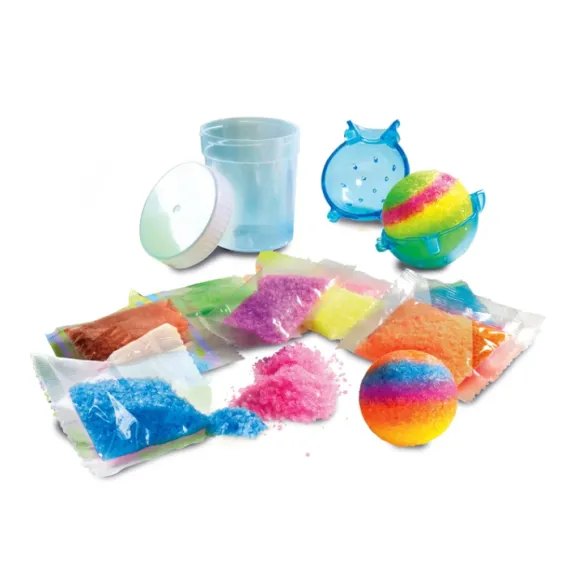 „Zinātniskā spēle: Mini laboratorija“ – „Crazy Glitter Balls“ (poļu valodā) „Clementoni“ 50702