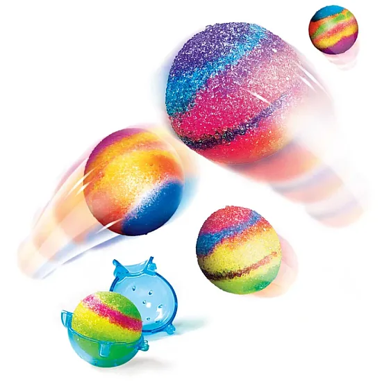 Mokslinis žaidimas mini laboratorija Crazy Glitter Balls Clementoni 50702