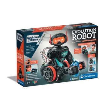 Zinātnes un spēļu komplekts Evolution Robot 2.0 ar Bluetooth, poļu valodā, Clementoni 50818